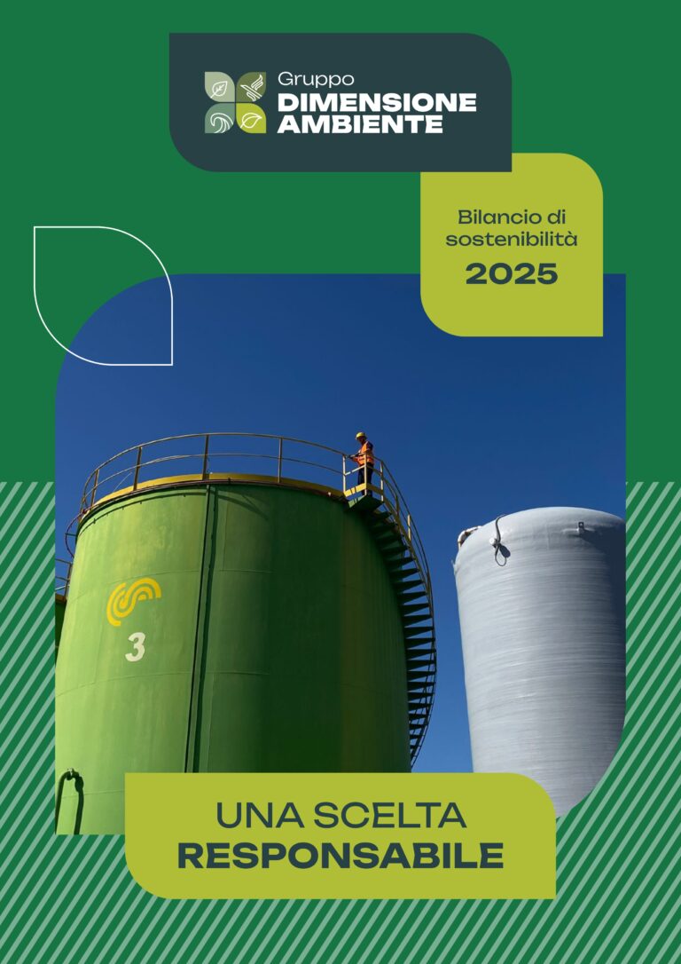 Copertina_Bilancio Sostenibilità 2025_Gruppo Dimensione Ambiente